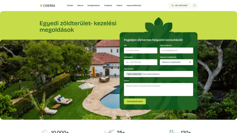 Civerra – Üzleti és intézményi zöldterület-kezelés