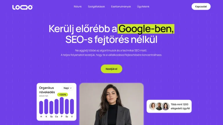 Brightside Marketing – SEO-ügynökségi weboldal