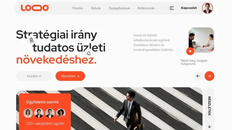 Compass Consult – Üzleti tanácsadói weboldal