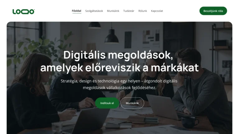 Oak Digital – Weboldal digitális ügynökségeknek