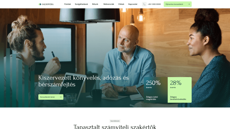 Saldovera – Könyvelés, adótanácsadás, bérszámfejtés és üzleti támogatás
