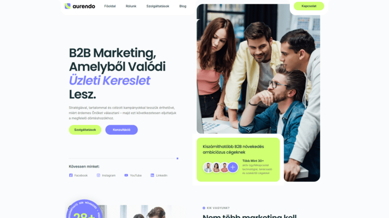 Aurendo – B2B pozicionálási, tartalom- és keresletépítési stúdió