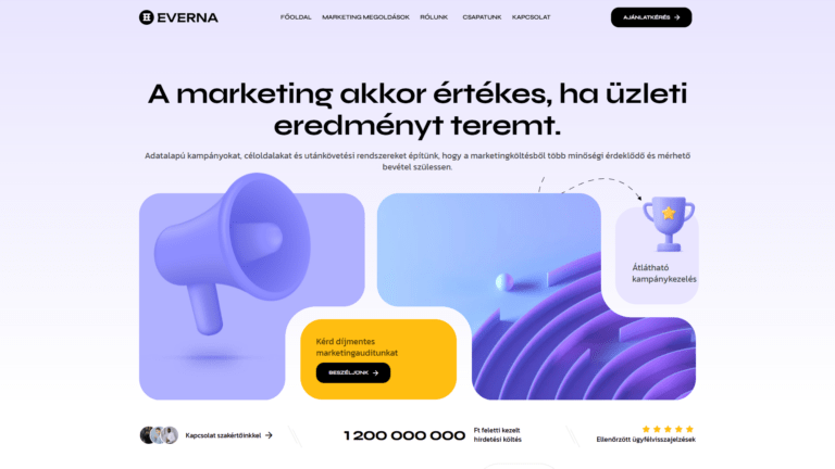 Everna – Teljesítményalapú digitális marketingügynökség